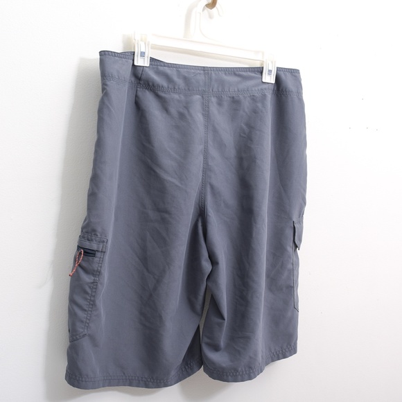 Simms Men's Gray Performance Fishing & Swim Trunks Large - Picture 4 of 7